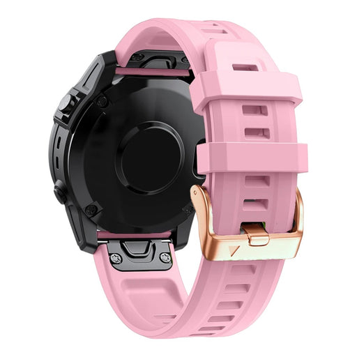 Replacement-Rose-Gold-Silicone-QuickFit-Compatible-Watch-Straps-nz-aus-pink