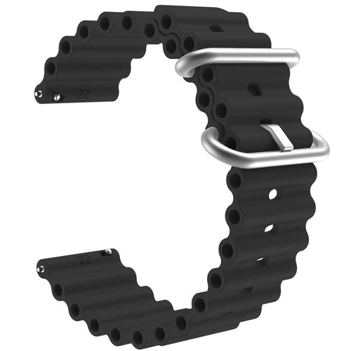 black-ocean-bands-coros-vertix-watch-straps-nz-ocean-band-silicone-watch-bands-aus