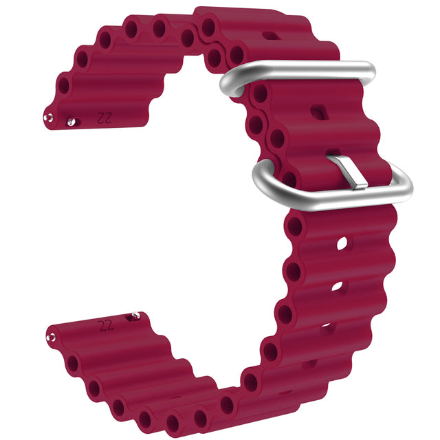 maroon-ocean-bands-garmin-approach-s62-watch-straps-nz-ocean-band-silicone-watch-bands-aus