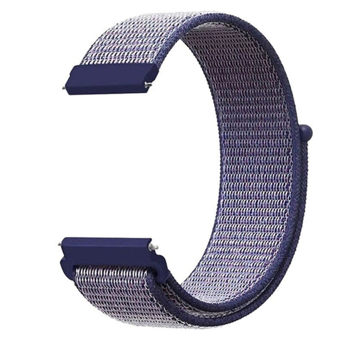 midnight-blue-ticwatch-5-pro-watch-straps-nz-nylon-sports-loop-watch-bands-aus