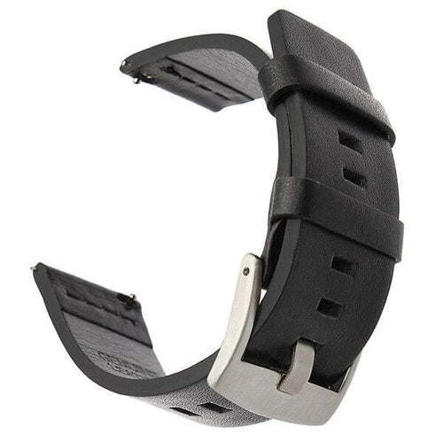 black-silver-buckle-samsung-galaxy-watch-fe-watch-straps-nz-leather-watch-bands-aus