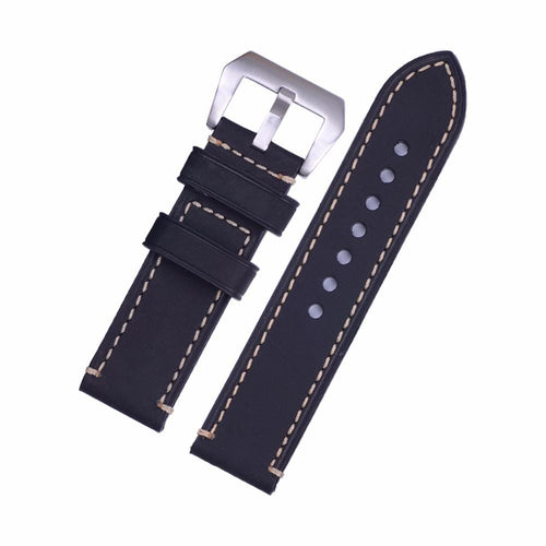 black-silver-buckle-garmin-descent-mk-2-mk-2i-watch-straps-nz-retro-leather-watch-bands-aus