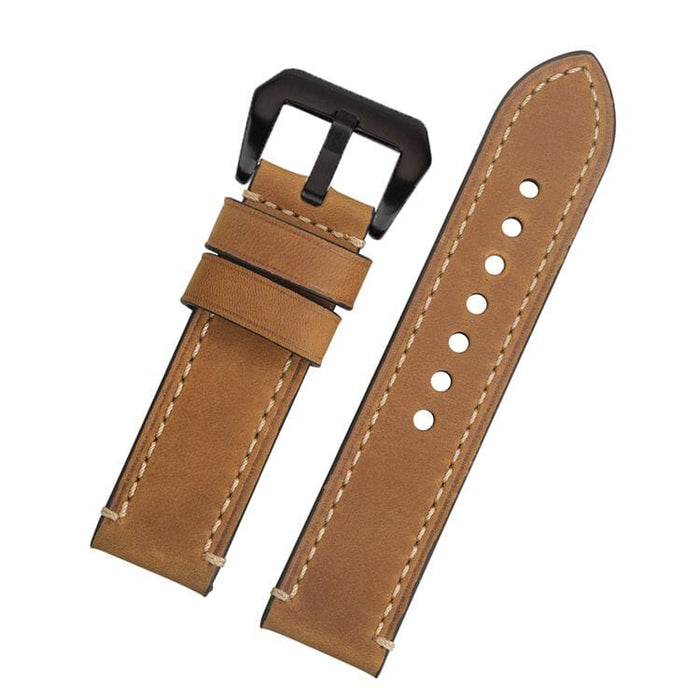 brown-black-buckle-samsung-galaxy-watch-6-classic-(43mm)-watch-straps-nz-retro-leather-watch-bands-aus