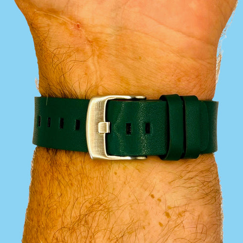 green-silver-buckle-garmin-venu-2s-watch-straps-nz-leather-watch-bands-aus