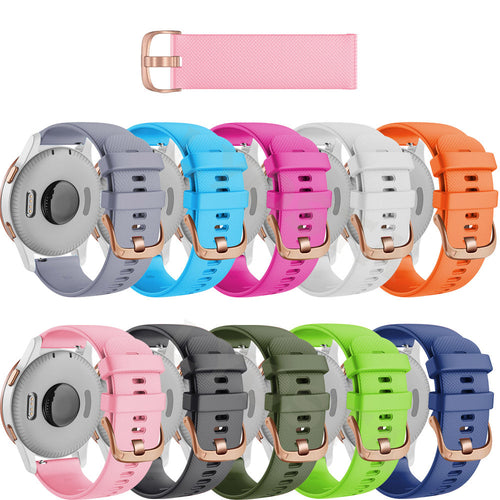 white-rose-gold-buckle-garmin-forerunner-945-watch-straps-nz-silicone-watch-bands-aus