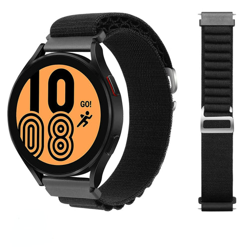 black-google-pixel-watch-3-(41mm)-watch-straps-nz-trail-loop-watch-bands-aus