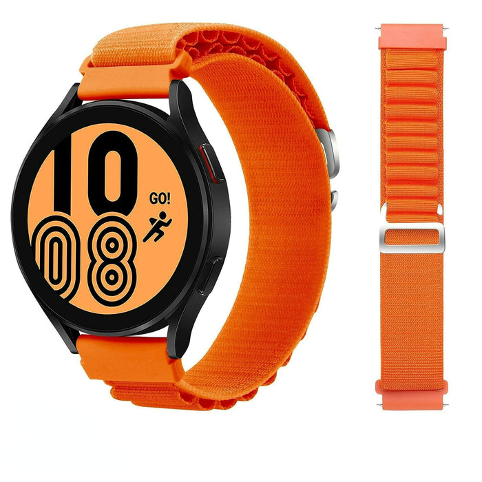 orange-samsung-galaxy-watch-7-(44mm)-watch-straps-nz-alpine-loop-watch-bands-aus