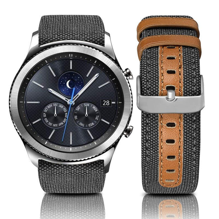 charcoal-oppo-watch-x-watch-straps-nz-denim-watch-bands-aus