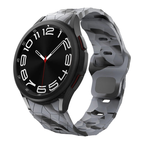 grey-camo-hex-patternhuawei-gt-42mm-watch-straps-nz-silicone-football-pattern-watch-bands-aus