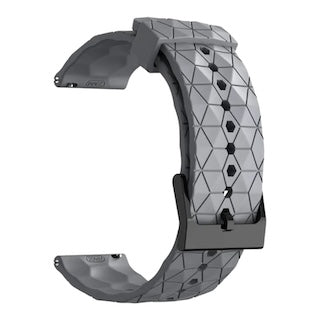 grey-hex-pattern-garmin-forerunner-935-watch-straps-nz-silicone-football-pattern-watch-bands-aus