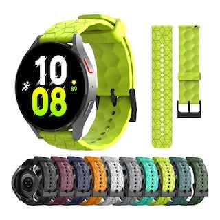 black-hex-patterngarmin-forerunner-158-watch-straps-nz-silicone-football-pattern-watch-bands-aus