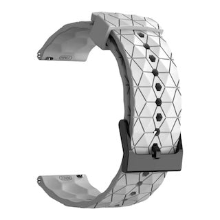 white-hex-pattern-spacetalk-loop-watch-straps-nz-silicone-football-pattern-watch-bands-aus