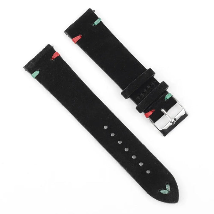 black-red-green-garmin-enduro-watch-straps-nz-suede-watch-bands-aus