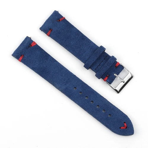 navy-blue-red-garmin-epix-pro-(gen-2,-51mm)-watch-straps-nz-suede-watch-bands-aus