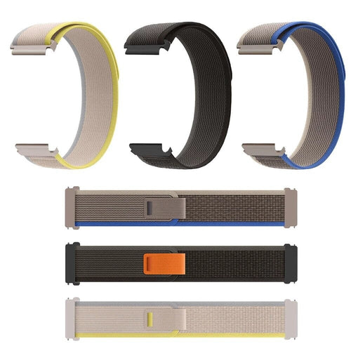 black-grey-orange-xiaomi-gts-gts-2-range-watch-straps-nz-trail-loop-watch-bands-aus
