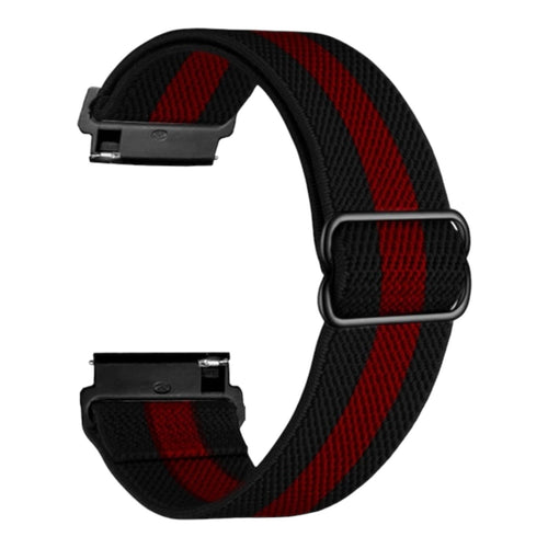 black-red-stripe-suunto-3-3-fitness-watch-straps-nz-braided-loop-flex-watch-bands-aus