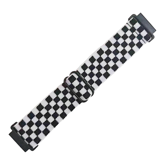 black-white-check-suunto-3-3-fitness-watch-straps-nz-braided-loop-flex-watch-bands-aus