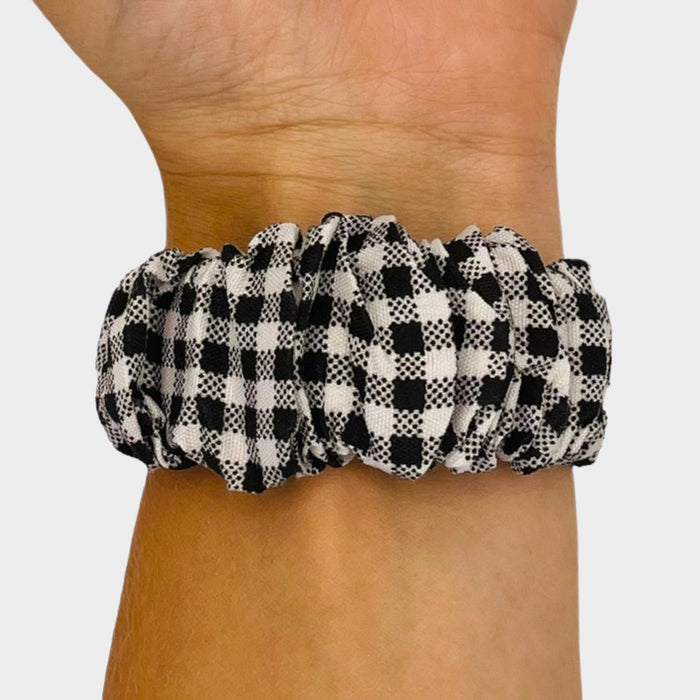 gingham-black-and-white-garmin-fenix-8-(51mm)-watch-straps-nz-scrunchies-watch-bands-aus