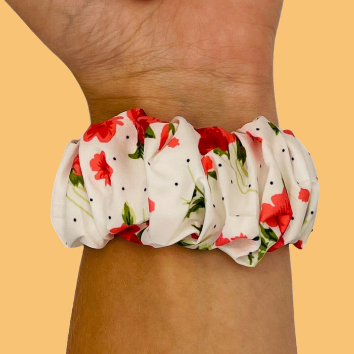 flora-white-samsung-galaxy-watch-fe-watch-straps-nz-scrunchies-watch-bands-aus