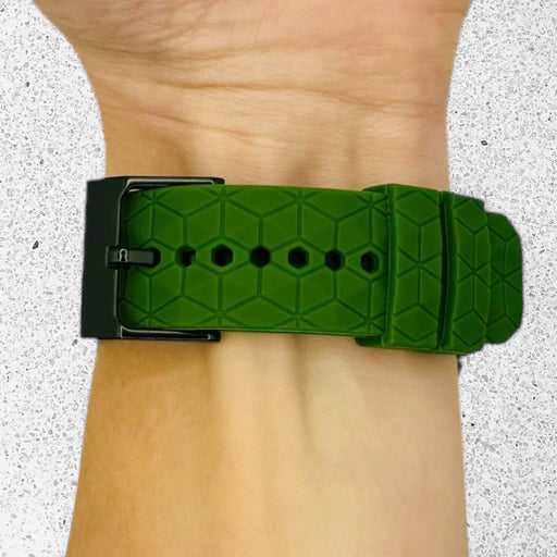 army-green-hex-pattern-apple-watch-watch-straps-nz-silicone-football-pattern-watch-bands-aus