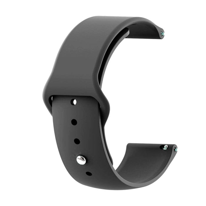 black-google-pixel-watch-3-(45mm)-watch-straps-nz-silicone-button-watch-bands-aus