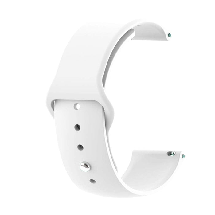 white-google-pixel-watch-3-(41mm)-watch-straps-nz-silicone-button-watch-bands-aus