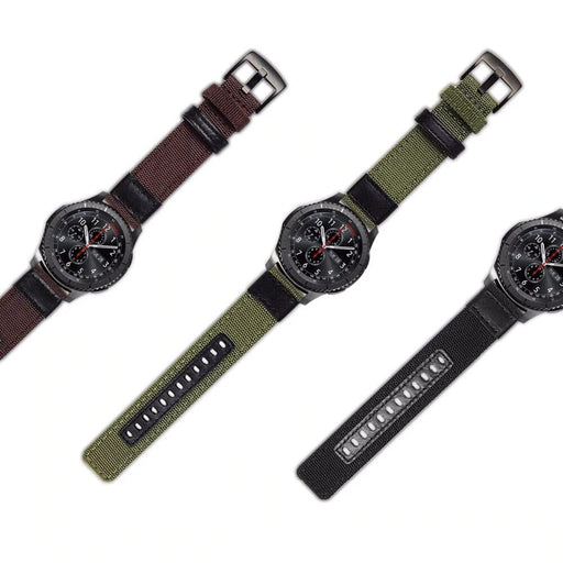 black-huawei-watch-fit-3-watch-straps-nz-nylon-and-leather-watch-bands-aus