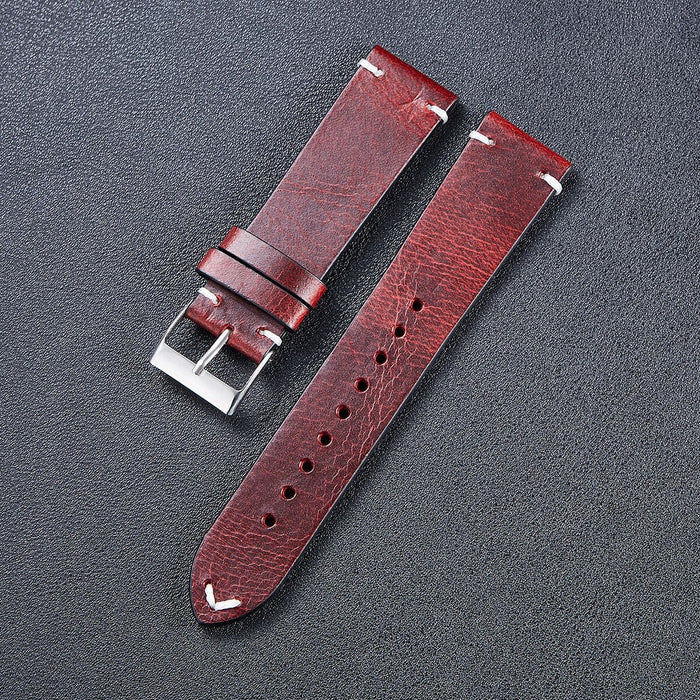 red-wine-huawei-watch-fit-3-watch-straps-nz-vintage-leather-watch-bands-aus