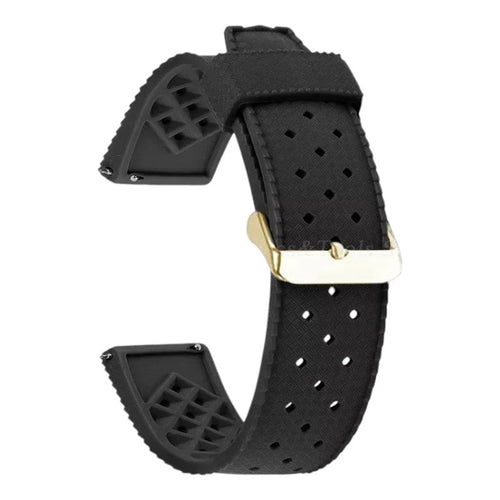 black-ticwatch-5-pro-watch-straps-nz-tropic-dive-silicone-watch-bands-aus