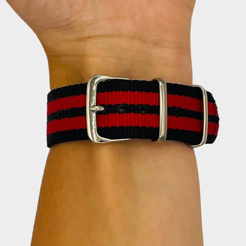 black-red-garmin-quatix-3-watch-straps-nz-nato-nylon-watch-bands-aus