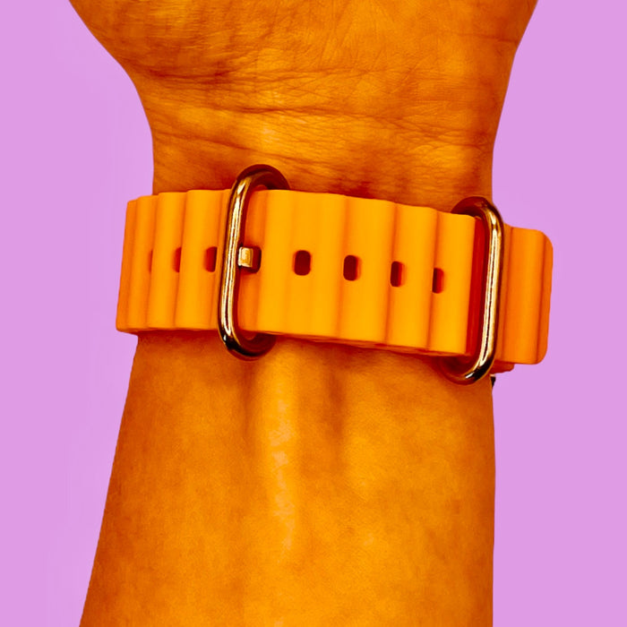 orange-ocean-bands-huawei-watch-gt3-pro-watch-straps-nz-ocean-band-silicone-watch-bands-aus