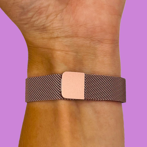 rose-pink-metal-garmin-quatix-3-watch-straps-nz-milanese-watch-bands-aus