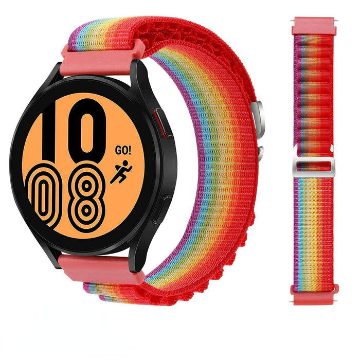 rainbow-pride-ticwatch-e-c2-watch-straps-nz-alpine-loop-watch-bands-aus