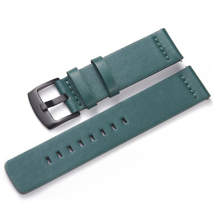 green-black-buckle-garmin-quatix-3-watch-straps-nz-leather-watch-bands-aus