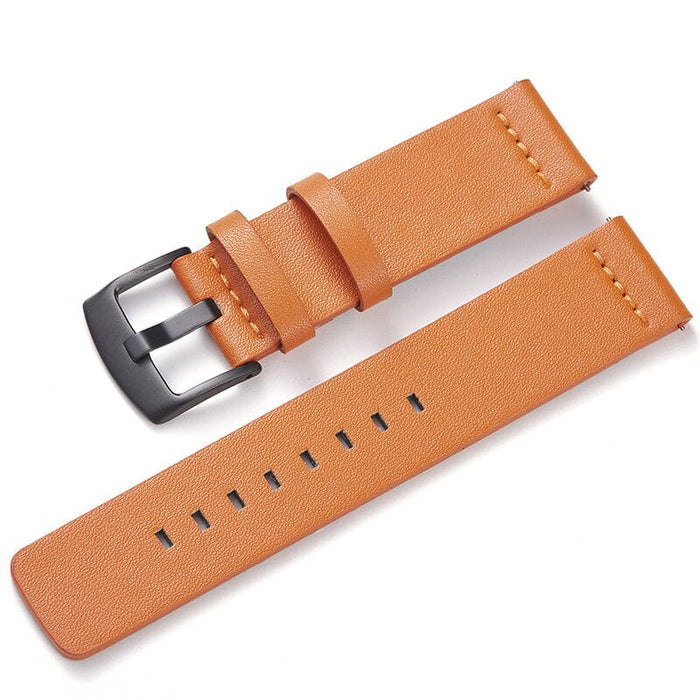 orange-black-buckle-garmin-quatix-3-watch-straps-nz-leather-watch-bands-aus