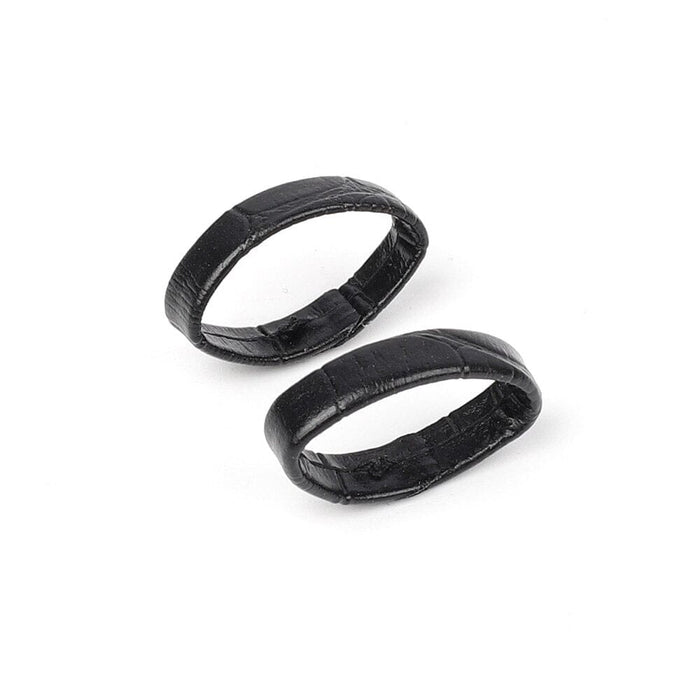 Pair of Leather Watch Strap Band Keepers Loops Compatible with the Skagen 20mm Range